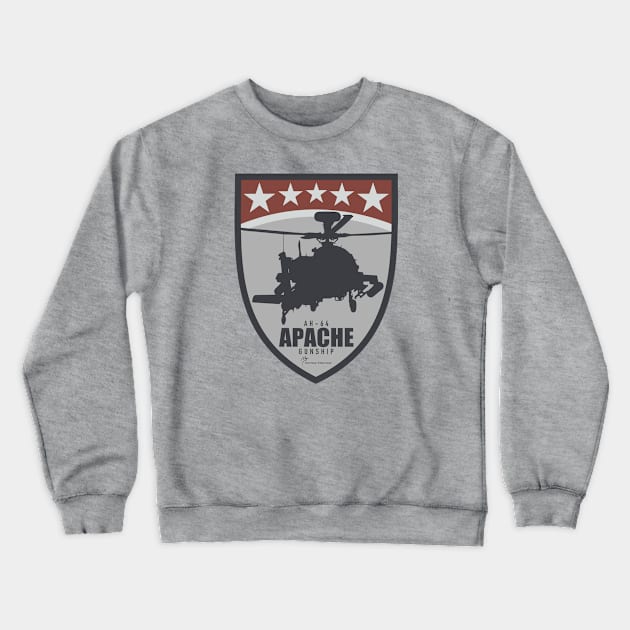 AH-64 Apache Crewneck Sweatshirt by Aircrew Interview